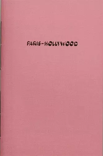 Paris - Hollywood cover