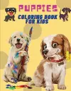 Puppies Coloring Book For Kids cover