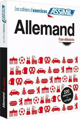 Cahier d'exercices ALLEMAND - faux-débutants cover