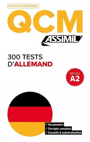 QCM 300 Tests D'Allemand, niveau A2 cover