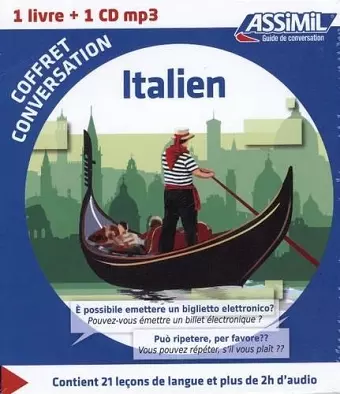 Coffret conversation Italien (guide + 1 CD) cover