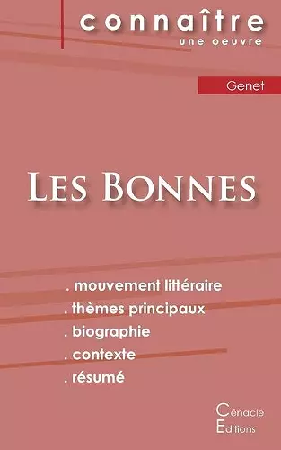 Fiche de lecture Les Bonnes de Jean Genet (analyse littéraire de référence et résumé complet) cover