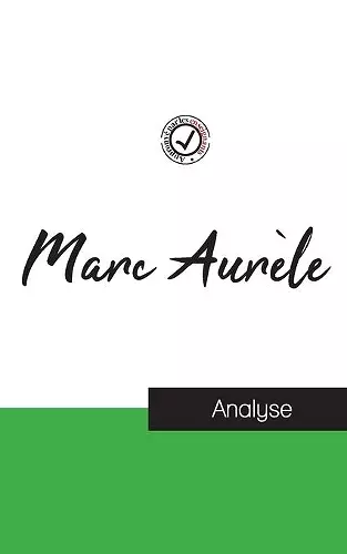 Marc Aurèle (étude et analyse complète de sa pensée) cover