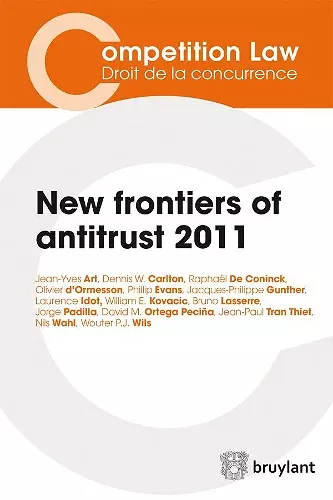 New Frontiers of Antitrust cover