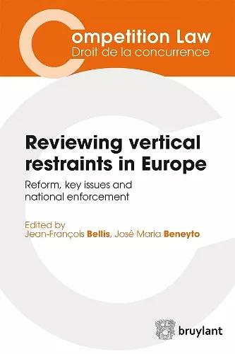 Reviewing vertical restraints in Europe cover