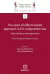 Ten Years of Effects-Based Approach in EU Competition Law cover