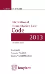 Code en poche – International Humanitarian Law Code 2013 cover