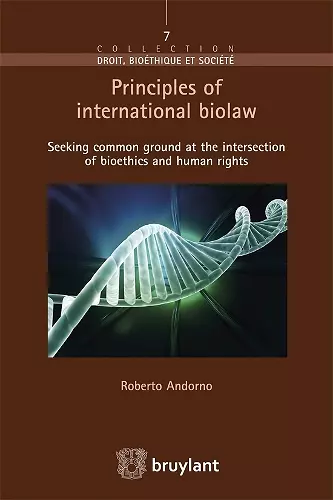 Principles of International Biolaw cover