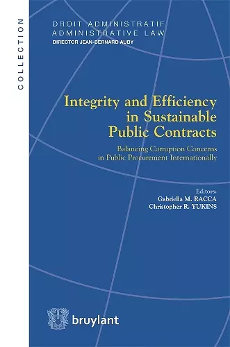 Integrity and Efficiency in Sustainable Public Contracts cover