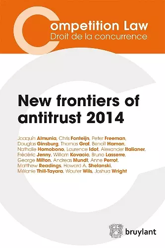 New frontiers of antitrust 2014 cover