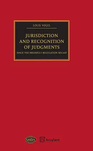 Jurisdiction and Recognition of Judgments cover