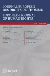 Journal européen des droits de l'homme / European Journal of Human Rights 2017/3 cover