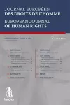 Journal européen des droits de l'homme / European Journal of Human Rights 2014/2 cover