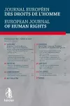 Journal Europeen des Droits de l'Homme / European Journal of Human Rights cover