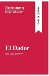 El Dador de Lois Lowry (Guía de lectura) cover