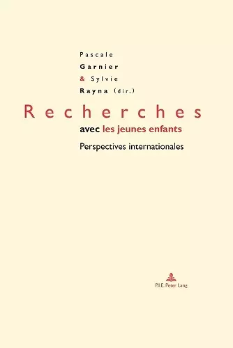 Recherches avec les jeunes enfants cover