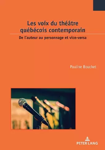 Les Voix Du Théâtre Québécois Contemporain cover