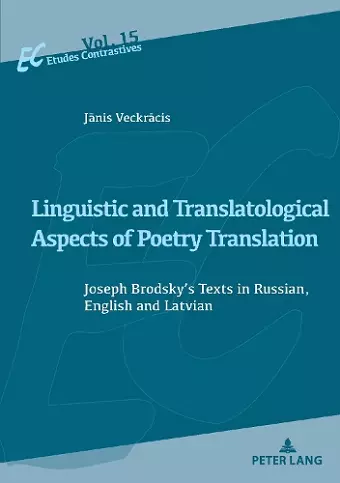 Linguistic and Translatological Aspects of Poetry Translation cover