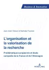 L'organisation et la valorisation de la recherche cover