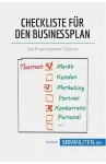 Checkliste für den Businessplan cover