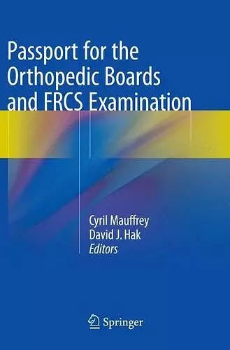 Passport for the Orthopedic Boards and FRCS Examination cover