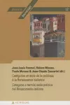 Cataegories Et Mots De La Politique Aa La Renaissance Italienne cover