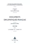 Documents Diplomatiques Français cover