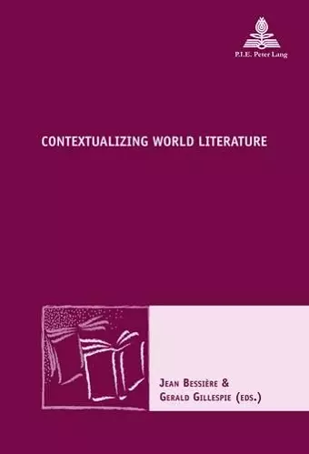 Contextualizing World Literature cover