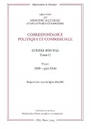 Correspondance Politique Et Commerciale. Guerre 1939-1945. Tome II cover