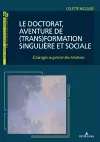 Le doctorat, aventure de (trans)formation singulière et sociale cover