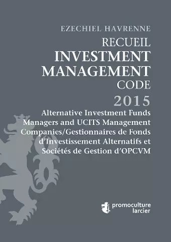 Recueil Investment Management Code - Tome 2 cover