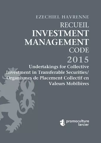 Recueil Investment Management Code - Tome 3 cover