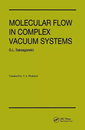 Molecular Flow Complex Vaccum Systems cover