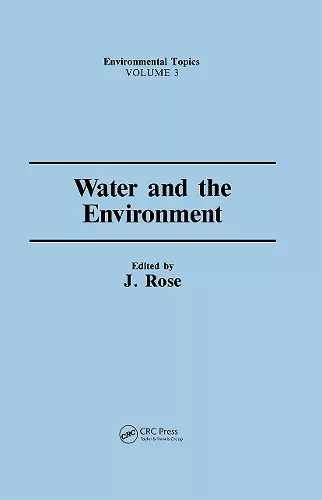 Water and the Environment cover