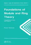 Foundations of Module and Ring Theory cover