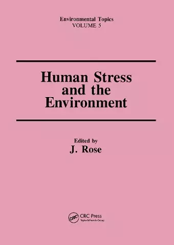 Human Stress and the Environment cover