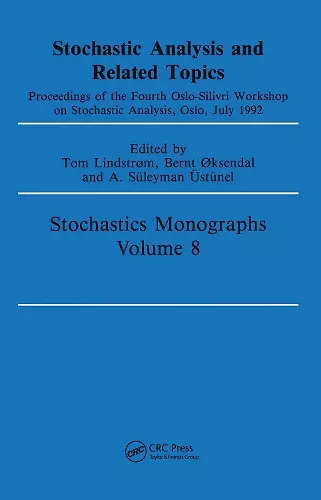 Stochastic Analysis and Related Topics cover