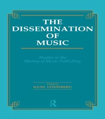 Dissemination of Music cover