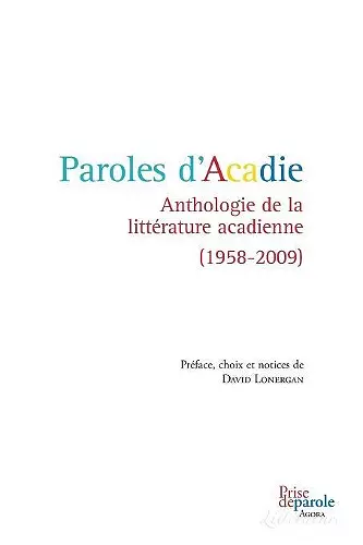 Paroles d'Acadie cover