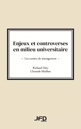 Enjeux et controverses en milieu universitaire cover
