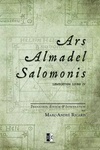 Ars Almadel Salomonis cover