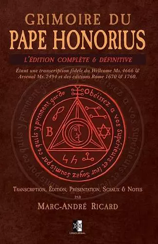 Grimoire du Pape Honorius cover