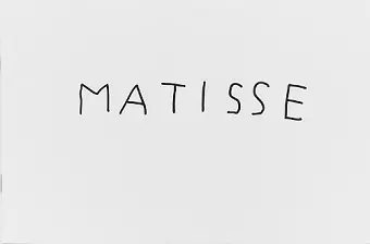 Matisse cover