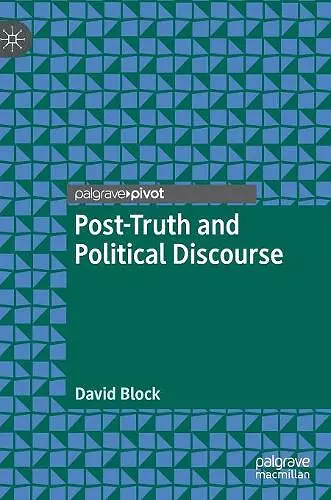 Post-Truth and Political Discourse cover