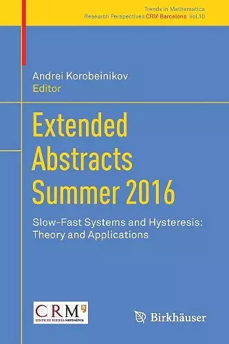 Extended Abstracts Summer 2016 cover