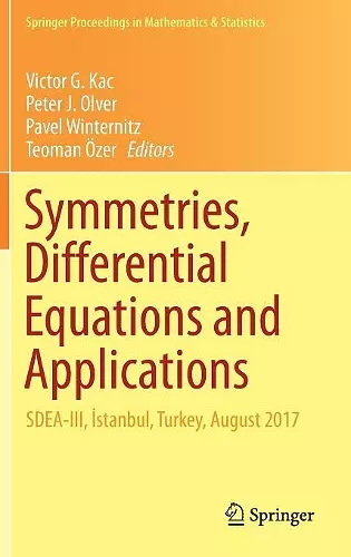 Symmetries, Differential Equations and Applications cover