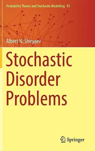 Stochastic Disorder Problems cover