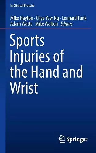 Sports Injuries of the Hand and Wrist cover