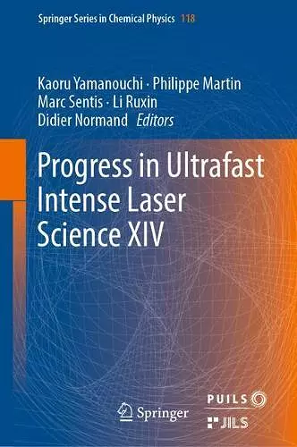 Progress in Ultrafast Intense Laser Science XIV cover