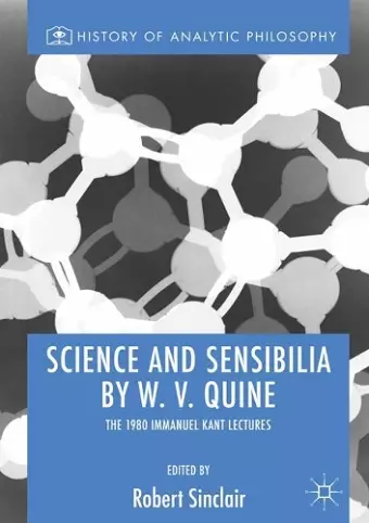 Science and Sensibilia by W. V. Quine cover